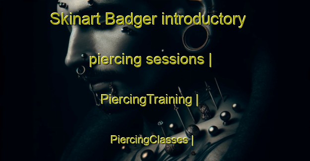 Skinart Badger introductory piercing sessions | PiercingTraining | PiercingClasses | SkinartTraining-Canada